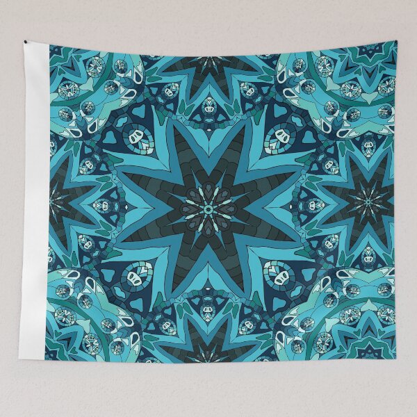 Item preview, Blue mandala. Ethnic design designed and sold by JuliaBadeeva.