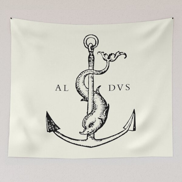 Item preview, Festina Lente - Aldus Manutius Printer's Mark designed and sold by SexyCodicology.