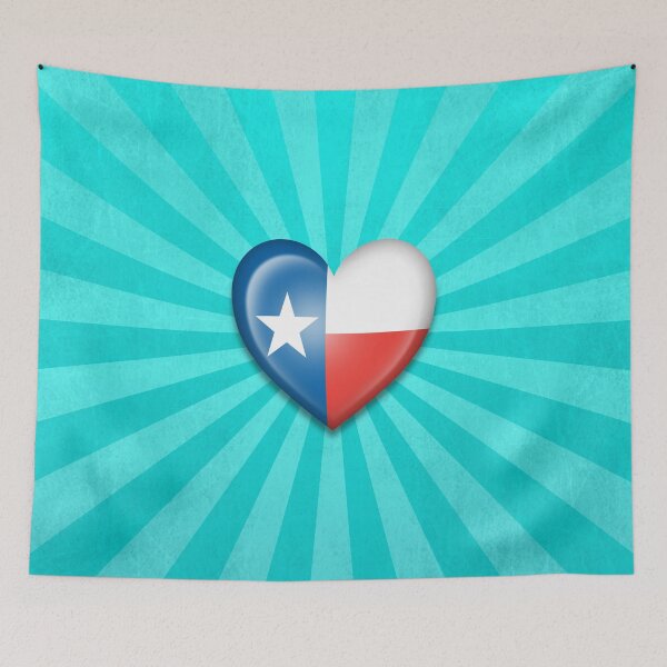 Item preview, Texas Heart Flag designed and sold by JeffBartels.
