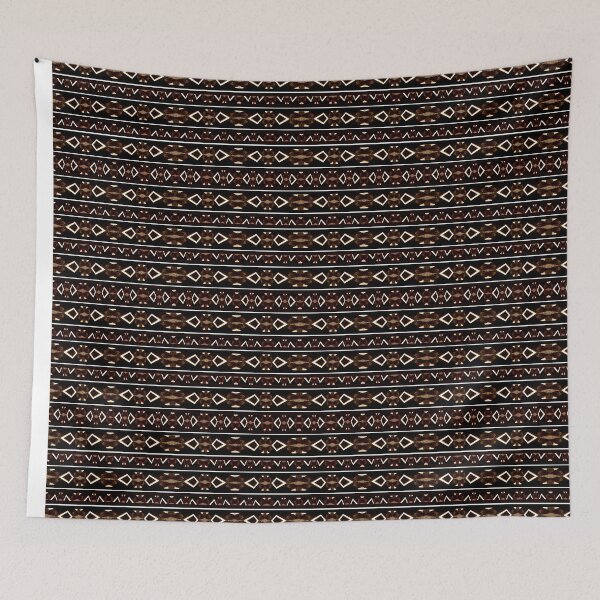 Item preview, Tribal Dark Aztec Pattern designed and sold by DFLC Prints.