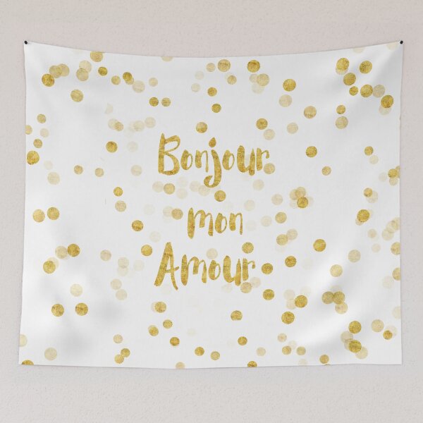 Item preview, Bonjour mon Amour designed and sold by artsandsoul.