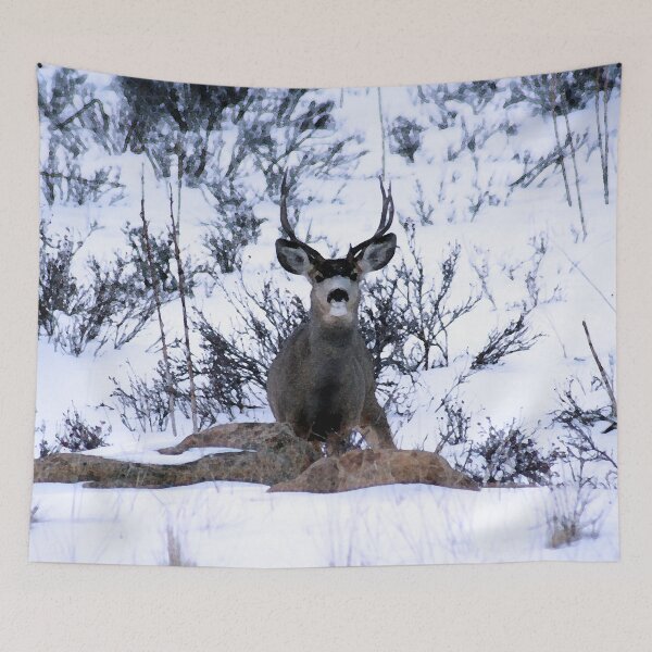 Item preview, Deer in the Rockies designed and sold by mokacat.