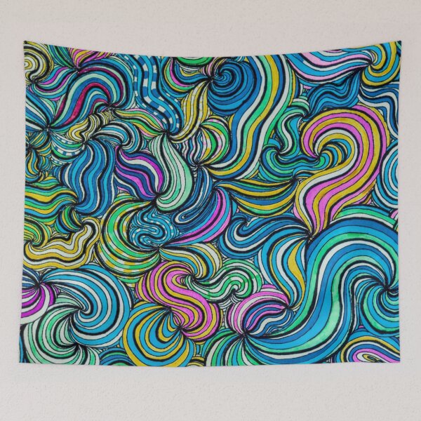 Item preview, Swirly designed and sold by blackandnerdy.