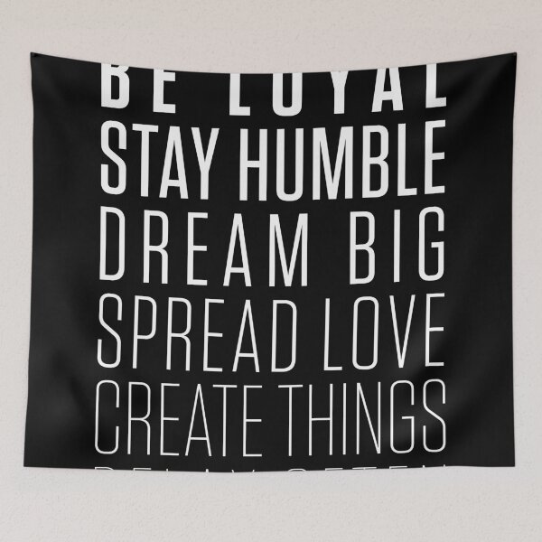 Item preview, Work Hard Be Loyal - White designed and sold by heavynuggets.