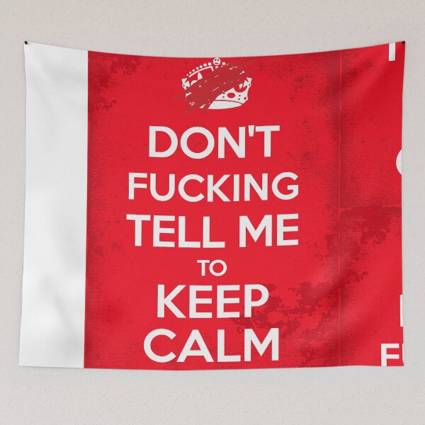 Item preview, Don't F***ing Tell Me to KEEP CALM - White designed and sold by WitchDesign.