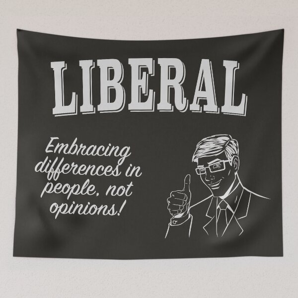 Item preview, Liberal - Embracing Differences designed and sold by AntiLiberalArt.