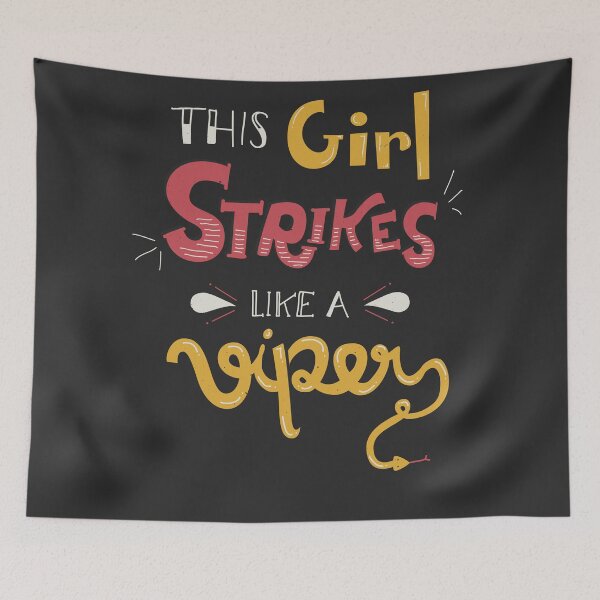 Item preview, This Girl Strikes Like a Viper designed and sold by isabellesilva.