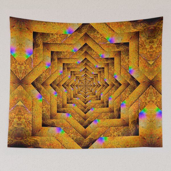Item preview, Golden Mandala designed and sold by KhanasWeb.