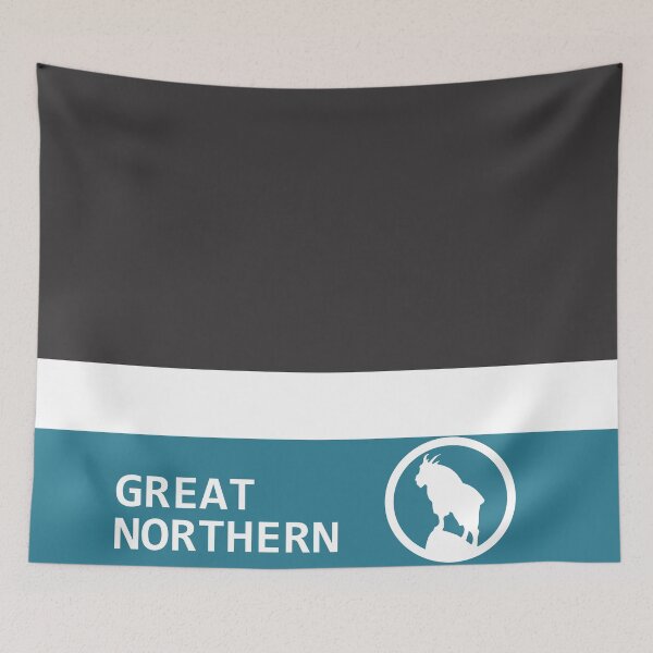Artikelvorschau, Große Nordbahn - (US) Blue Logo entworfen und verkauft von cassowary0.