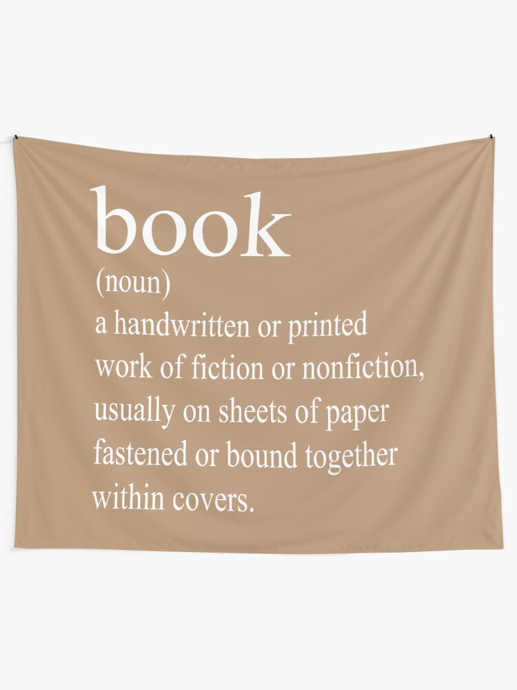 "Book Definition" Tapestry by literarydreamrs Redbubble