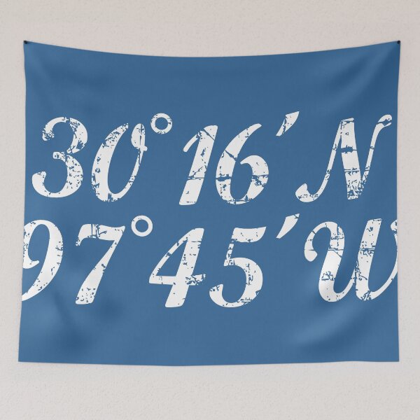 Item preview, Austin, Texas Coordinates Vintage White designed and sold by theshirtshops.