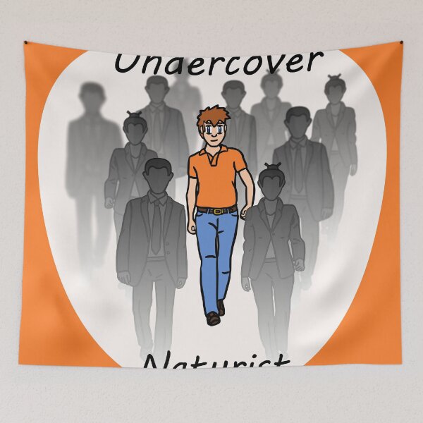 Item preview, Undercover Naturist (Male) designed and sold by Nude-is-Life.