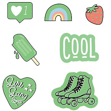 Light Green Sticker Pack | Sticker