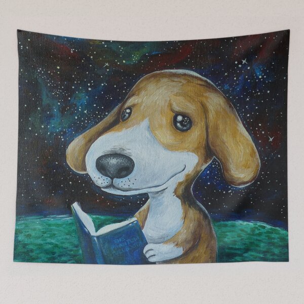 Item preview, Dog Reading designed and sold by Ma. Luisa Gonzaga.
