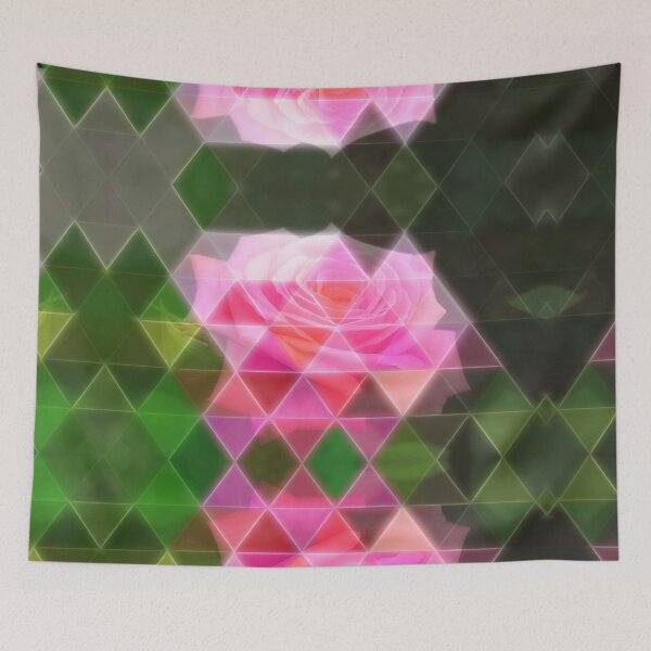 Item preview, Rosas rosas en Anzures 4 Art Triangles 1 designed and sold by TravelPhotoArt.