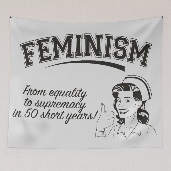 Item preview, Feminism - Equality to Supremacy designed and sold by AntiLiberalArt.