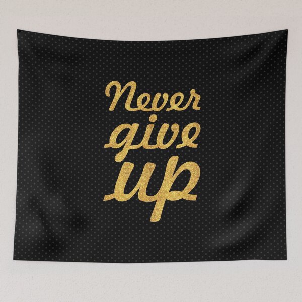 Item preview, Never give up... Inspirational Quote designed and sold by Powerofwordss.