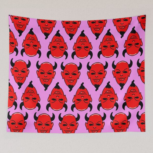 Item preview, Red Devil pattern pink (Scream Queens) designed and sold by Xavierboldu.