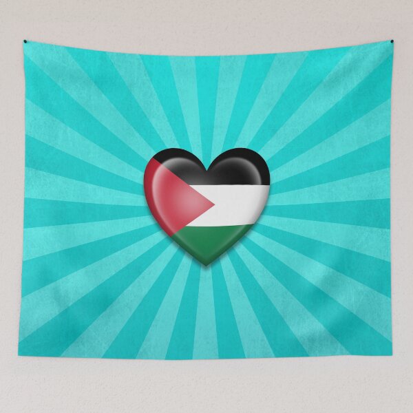 Item preview, Palestinian Heart Flag designed and sold by JeffBartels.