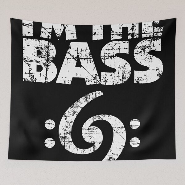 Item preview, I'm the Bass Clef 69 Vintage White designed and sold by theshirtshops.