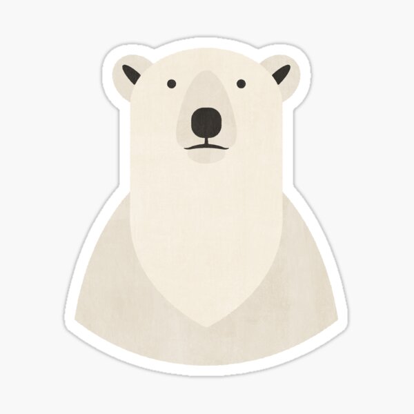 Kawaii Polar Bear Stickers for Sale