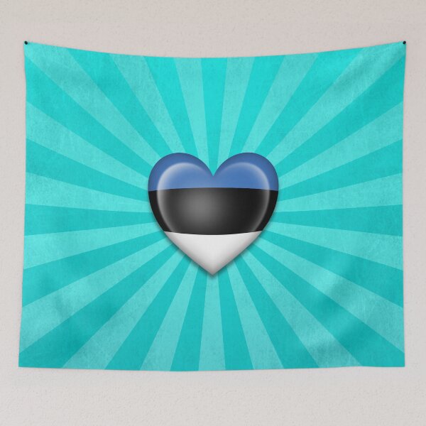 Item preview, Estonian Heart Flag designed and sold by JeffBartels.