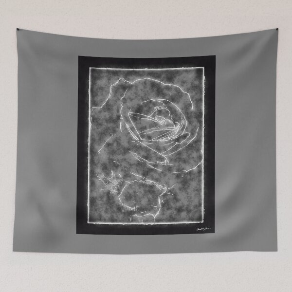 Item preview, Pink Roses in Anzures 2 Outlined Black designed and sold by TravelPhotoArt.