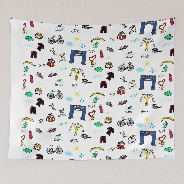 Item preview, Triathlon Doodles designed and sold by DoucetteDesigns.