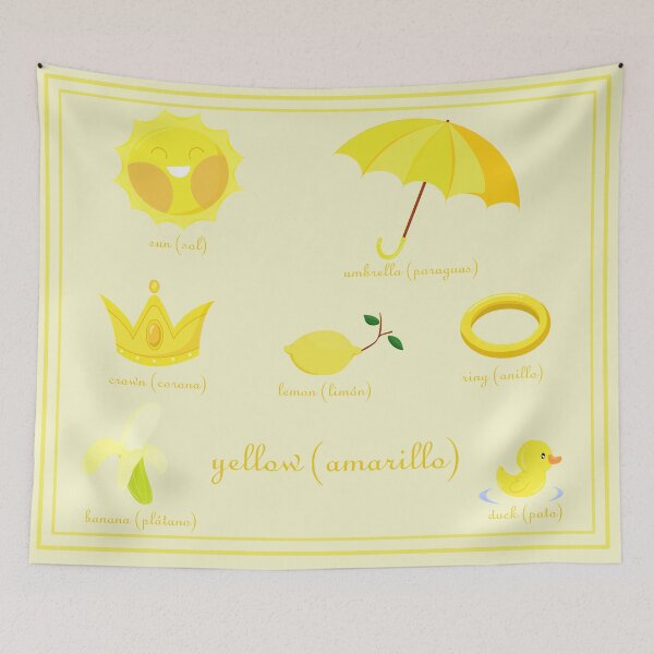 Item preview, Colors: yellow (Los colores: amarillo) designed and sold by alapapaju.