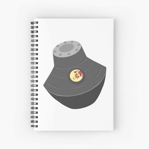 Space pod Spiral Notebook