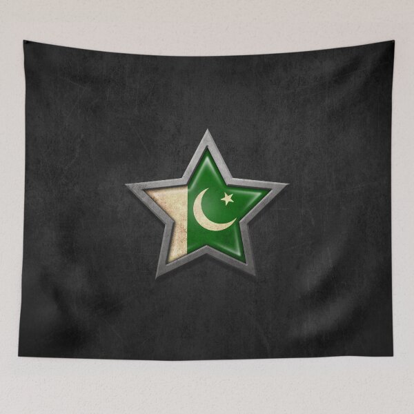 Item preview, Pakistani Flag Inside of an Aged and Scratched Star designed and sold by JeffBartels.