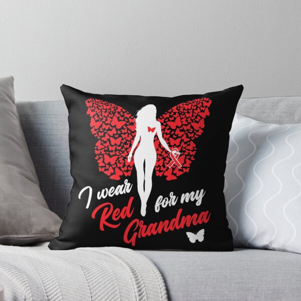 Item preview, I Wear Red For My Grandma Support Awareness designed and sold by ZNOVANNA.
