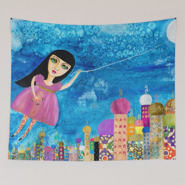 Item preview, The Moon is my Balloon designed and sold by Melissa Underwood.