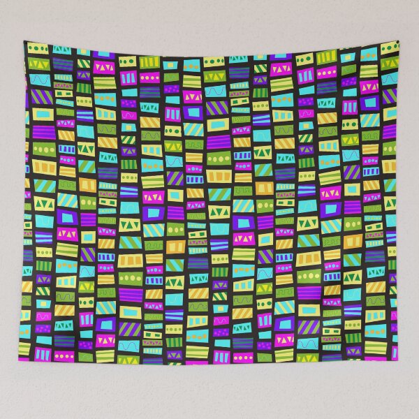 Item preview, happy bright colorfull mosaic designed and sold by ewdondoxja.