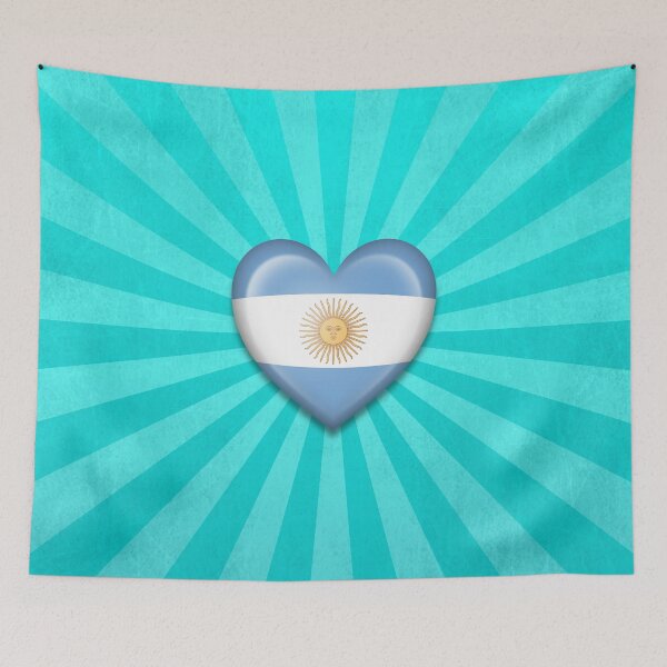 Item preview, Argentinian Heart Flag designed and sold by JeffBartels.
