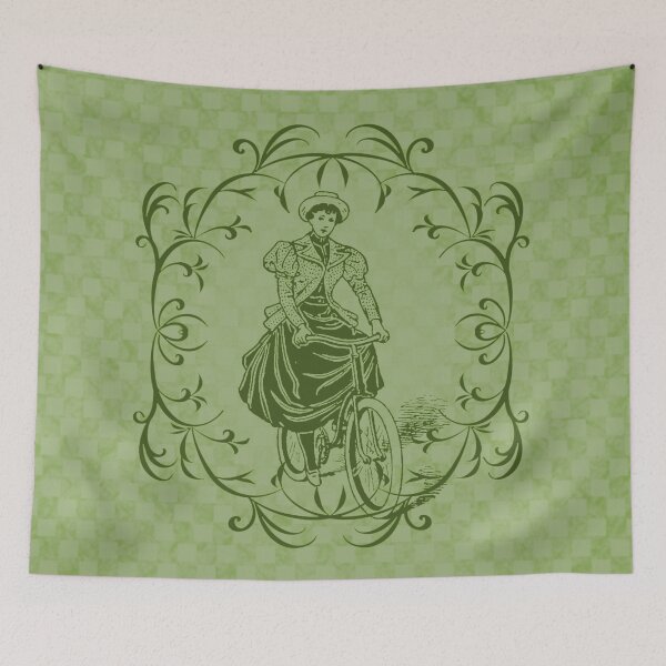 Item preview, The Lady Cyclist designed and sold by alliemac.