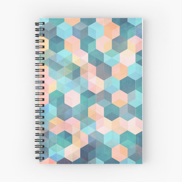 Item preview, Child's Play 2 - hexagon pattern in soft blue, pink, peach & aqua designed and sold by micklyn.