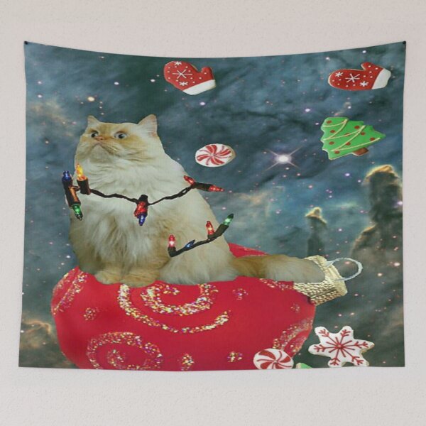 Item preview, xmas cat designed and sold by taco-elgato.
