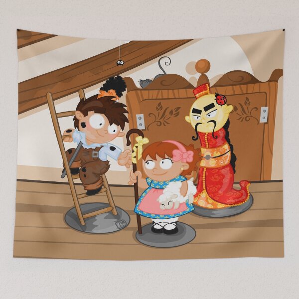 Item preview, the shepherdess and the chimney sweep designed and sold by alapapaju.