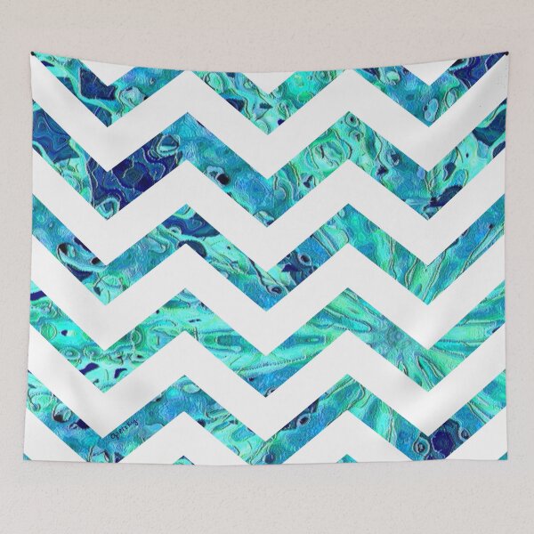 Item preview, Arctic Blast Chevron designed and sold by Paintings by gretzky.