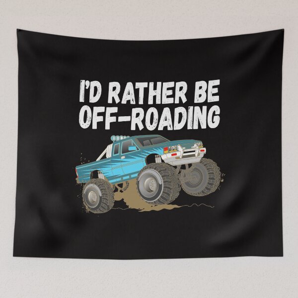 Item preview, Id Rather Be Off Roading Lifted Monster Big Trucks Mudding designed and sold by shoutoutshirtco.