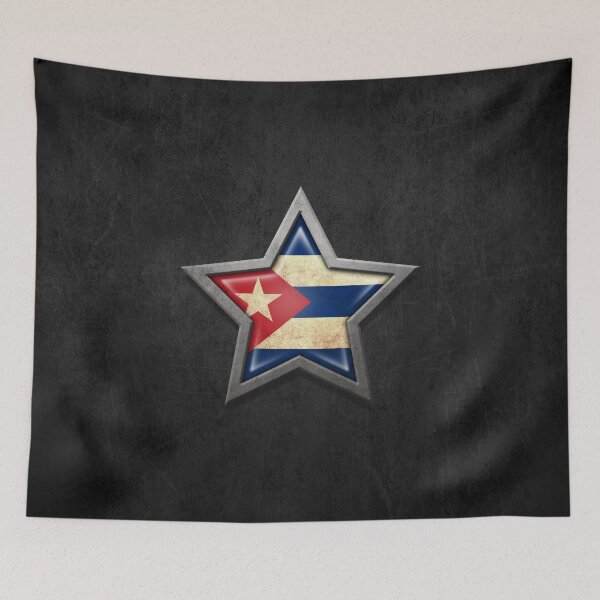 Item preview, Cuban Flag inside of an Aged and Scratched Star designed and sold by JeffBartels.