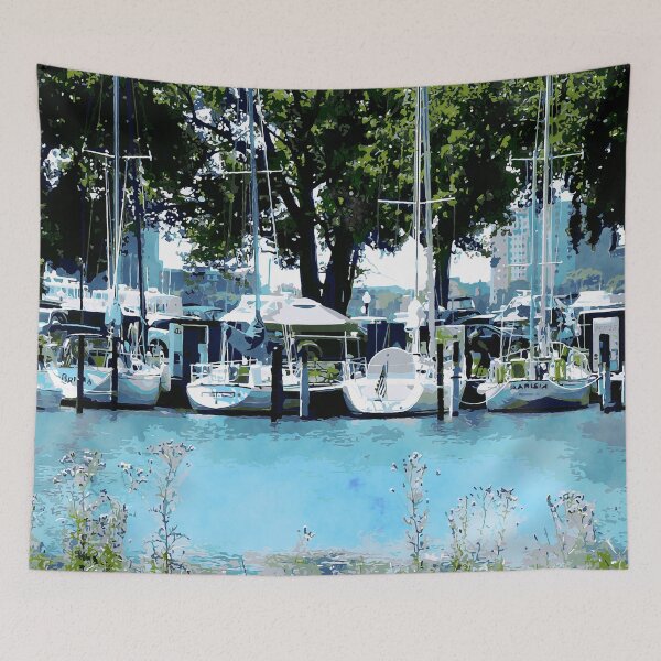 Item preview, Sailboats At Belle Isle designed and sold by Phil Perkins.