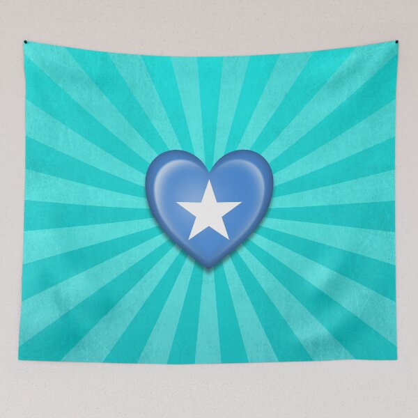 Item preview, Somali Heart Flag designed and sold by JeffBartels.