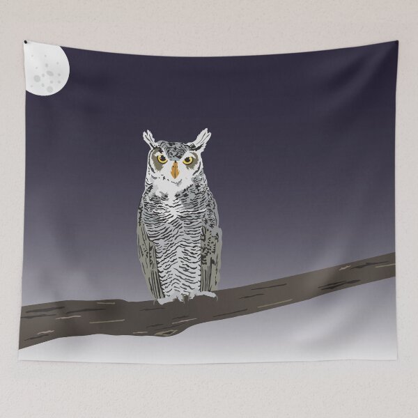 Item preview, Night Owl Vector Art designed and sold by kaianni.