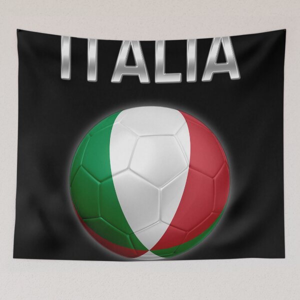 Item preview, Italia - Italian Flag - Football or Soccer Ball & Text 2 designed and sold by Graphix.