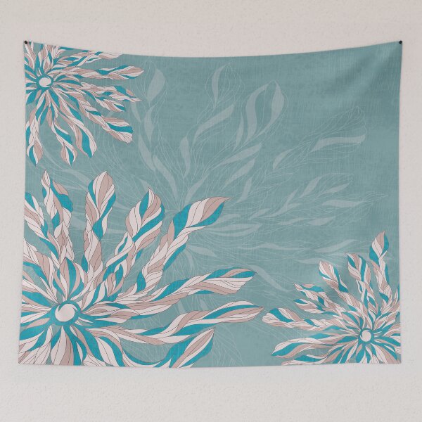 Item preview, Flower Power Teal/Pink designed and sold by Skuishy.