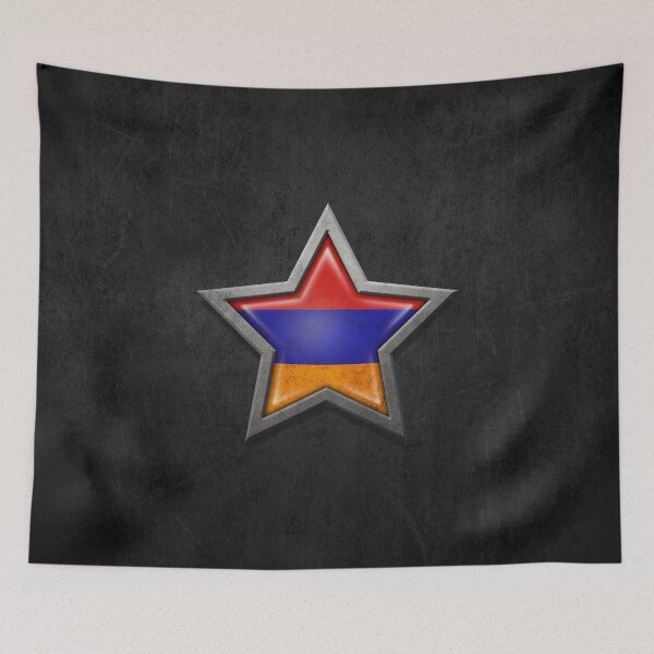 Item preview, Armenian Flag inside of an Aged and Scratched Star designed and sold by JeffBartels.
