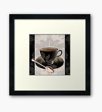 Vintage Cafe III Framed Print