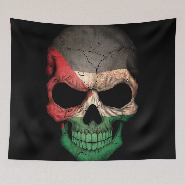 Item preview, Palestinian Flag Skull designed and sold by JeffBartels.